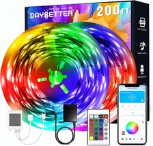 Led Strip Lights By Daybetter, 200 Feet (Two Rolls Of 100 Feet), And Fes... - $736.95 MXN