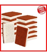 Odor-Free &amp; Reusable Scrub Sponges - 12 Pack Biodegradable Kitchen Essen... - $36.82 CAD