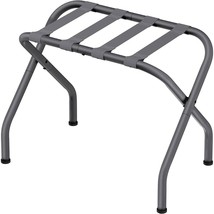 Sturdy Grey Metal Folding Luggage Rack - $134.99