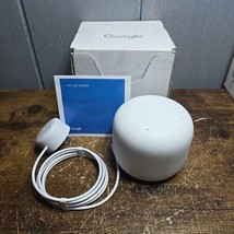 Google Snow H2E Nest Wi-Fi Point Range Extender W/ OEM Power Cable - £27.45 GBP