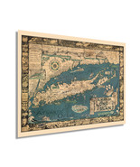 1933 Long Island NY Map - History Map of Long Island New York Wall Art P... - £31.49 GBP+