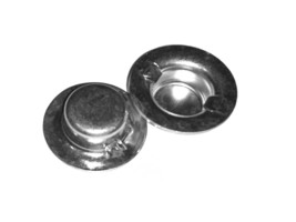 2 pc, 1/2 inch push on pal cap nuts roller shafts Axle Caps Wheel Retainers in - £1.57 GBP