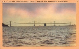 Antique Postcard The San Francisco -Oakland Bay Bridge San Francisco, California - £3.46 GBP