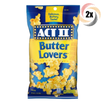2x Bags | Act II Butter Lovers Flavor Popcorn | Delicious Buttery Taste ... - £8.51 GBP