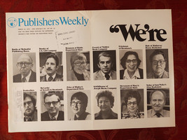 Publishe Rs Weekly Book Trade Magazine March 10 1975 Book Buyers Tom Wicker - £12.93 GBP