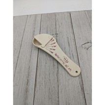 Vintage Adjustable Advertising Measuring Spoon 1 tsp to 1 Tblsp 71980 - £10.35 GBP