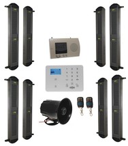 Complete Wireless Perimeter Alarm Kit with 4 x 2B Beams - GSM Dialler - Siren - £945.45 GBP+