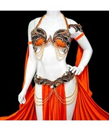 Custom Belly Dance Costume: Luxury Beaded Festival Wear - $873.54 CAD