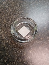 Anchor Hocking 4 Inch Clear Glass Round Ashtray With Tags Made in the USA - £7.75 GBP