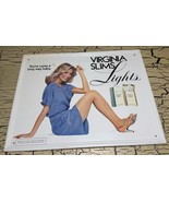 VTG Virginia Slims Metal Sign YOU’VE COME A LONG WAY BABY Wall Hanging D... - €42,16 EUR