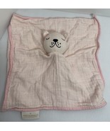 Lovey Security Blanket Pink Teddy Pottery Barn Kids Organic Cotton Emily... - £11.05 GBP