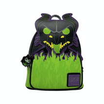 Loungefly Disney Maleficient Glow in the Dark Dragon Mini Backpack - £127.09 GBP