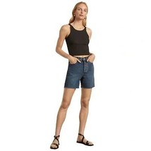 NWT Womens Size 28 Everlane The Rigid Way-High Button Fly Short Organic Cotton - £21.67 GBP