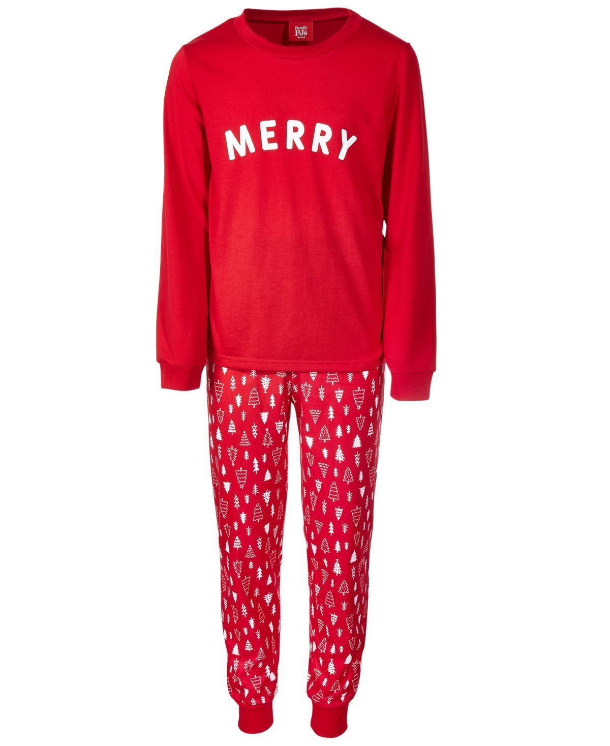 Primary image for allbrand365 designer Little & Big Kids 2-Pieces Merry Pajama Set,Merry Red,10-12