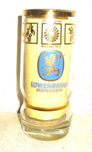 Lowenbrau Brauerei München 1972 Munich Olympics Games German Beer Glass - £11.59 GBP
