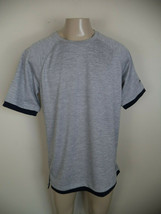 Men&#39;s Gray And1 Crew Neck Fashion Tee. Size Large. 100% Polyester. Short... - $17.82