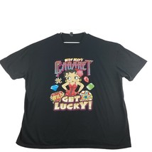 Betty Boop Cabaret T-shirt Women’s 4X Black Get Lucky Arrow Slot Machine Casino - £25.99 GBP