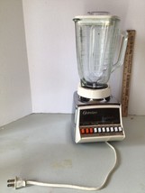 Vintage OSTERIZER Galaxie Dual Range PULSE-MATIC 16 Blender MCM Chrome 1... - $39.60