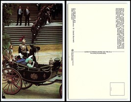 UK Postcard - Princess Diane Wedding Queen Mother &amp; Prince Andrew in Carriage M3 - £2.36 GBP