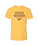 AS1325BC - Michigan Wolverines Year Banner Triblend T Shirt - Small - Solid Navy - £22.97 GBP