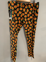 Pumpkin Ankle Leggings Pants-No Boundaries-NEW Black Halloween XLarge(Juniors) - £9.30 GBP