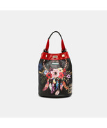Nicole Lee USA Flower Pattern Adjustable Strap Backpack Bag - $93.68 CAD
