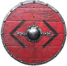 Medieval Bjorn Ironside Battleworn Viking Shield Handmade Wooden Replicated Blac - £316.39 GBP