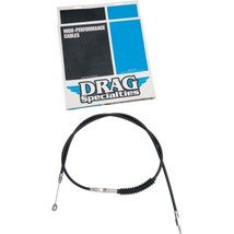 Drag Specialties Black Vinyl High Efficiency Clutch Cable 72 11/16&quot; For Harley - £53.45 GBP