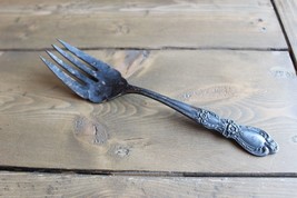 Antique Vintage Silverplate Cold Meat Serving Fork Rogers Bros Heritage ... - £7.89 GBP