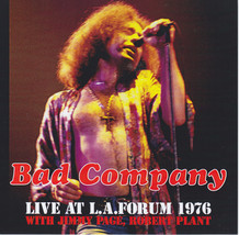 Bad Company Live At The LA Forum 1976 CD With Led Zeppelin Page and Plant Rare - £19.81 GBP