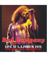 Bad Company Live At The LA Forum 1976 CD With Led Zeppelin Page and Plan... - £19.75 GBP