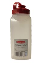 Rubbermaid 1 Qt Mixermate Pitcher Bottle Red Snap Top Lid USA 3091 BPA F... - $13.86