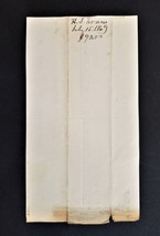 1869 antique VILLAGE RECORD AD RECEIPT west chester pa HENRY EVANS Reven... - $42.08