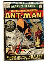 Marvel Feature #4 Hank Pym Becomes Ant-Man Comic Book Marvel Vg - £38.03 GBP