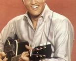 Elvis Presley Vintage Magazine Pinup Picture Elvis With Guitar - $4.94