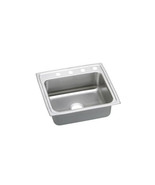 18 Gauge Stainless Steel 22 x 19.5 x 5.5 in. Single Bowl Top Mount Sink - €723,30 EUR
