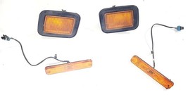 Set (4) Side Marker Front and Rear Lamp OEM 2003 04 05 06 07 08 2009 Hummer H2 - £223.48 GBP