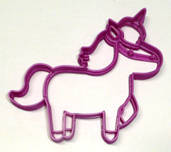 Unicorn Magical Horse with Sprialed Horn Cookie Cutter USA PR2303 - £3.18 GBP