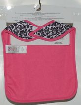 Baby Ganz Girl Pink And Black Feather Like Print Matching Gift Set image 7