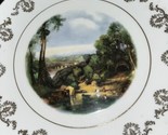 Turing Crossing The Brook By Homer Laughlin Fine Bone China 22 Ct Gold - $19.80