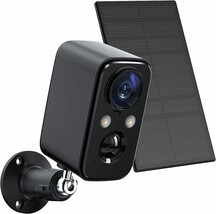 For Home Security, Foaood Offers Wireless Outdoor Cameras With Solar Pan... - $51.96
