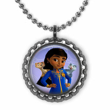 Disney Junior MIRA Royal Detective 3D Bottle Cap Necklace #2 | Gift for ... - $5.95