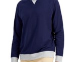 Club Room Men&#39;s Turtleneck Fleece Sweatshirt in Navy Blue-Size Small - $24.95