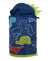 Dinosaurs Dinos Hamper Laundry Basket Room Decoration Boy Blue Gift Best Seller - $39.14