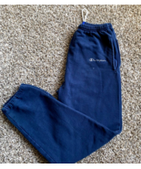 Champion Sweatpants Mens Small Blue Sweats Pants Casual elastic waist an... - £14.20 GBP