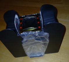 6 DECK AUTOMATIC CARD SHUFFLER-NEVER USED IN BOX-USES 4 &quot;C&quot; BATTERIES - $11.29