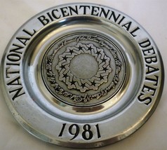 NATIONAL BICENTENNIAL DEBATES 1981 COUNCIL THIRTEEN ORIGINAL STATES PEWT... - $219.20 MXN