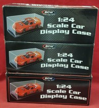 BCW 1:24 Scale Car Display Case  Lot of 3 - $50.00