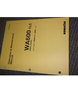 Komatsu WA600 1LC Ruota Carico Servizio Negozio Manuale di Riparazione A... - €35,52 EUR