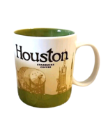 Houston Starbucks 2012 Green Ceramic Coffee Mug Tea Cup 16 Oz - $23.36